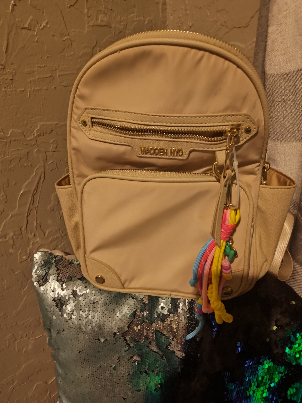 Backpack with Colorful Charm - Picture 2 of 5